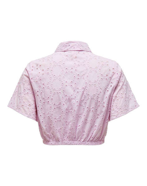 ONLY ONLKALA ALICIA SHORT EMB SHIRT LIFE WVN