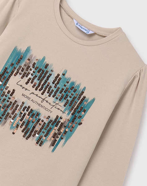 MAYORAL Bluza cu maneca lunga design paiete