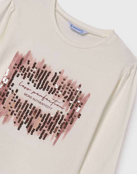 MAYORAL Bluza cu maneca lunga design paiete