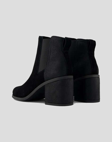 TOMS BLK SUE/METL SUE WM EVCHEL BOOT (Inaltime toc : 5 cm)