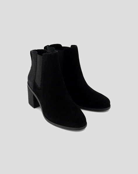 TOMS BLK SUE/METL SUE WM EVCHEL BOOT (Inaltime toc : 5 cm)