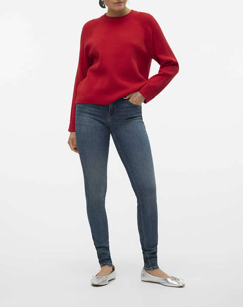 VERO MODA VMGOLD MIX LS O-NECK PULLOVER GA