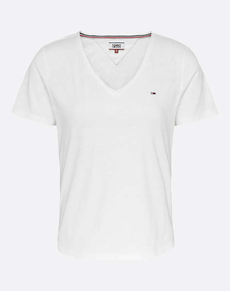 TOMMY JEANS TJW V-NECK TEE