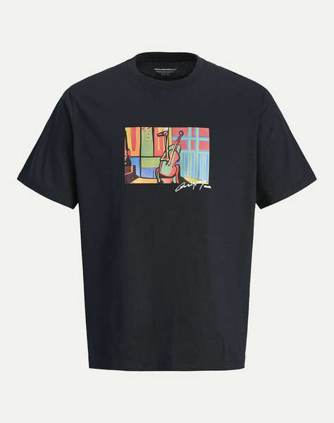JACK&JONES JORMANCHESTER CUBISM FRONT TEE SS CN