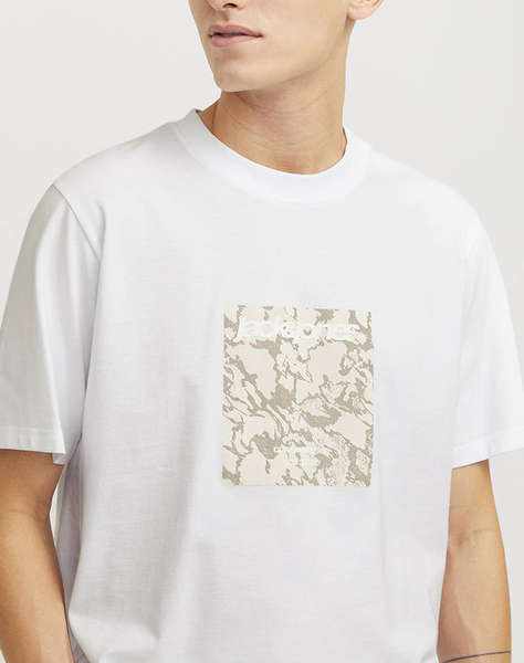 JACK&JONES JCOTARMAC CAMO FRONT TEE SS CREW NECK LN