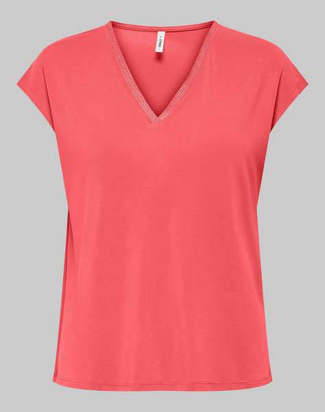 ONLY ONLFREE LIFE S/S MODAL STITCH TOP JRS