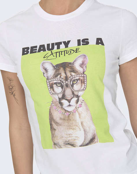 ONLY ONLVIBE LIFE S/S GLASSES TOP BOX JRS