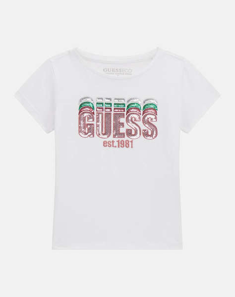 GUESS SS T-SHIRT W/SEQUINS BLUZA DE COPII GIRL
