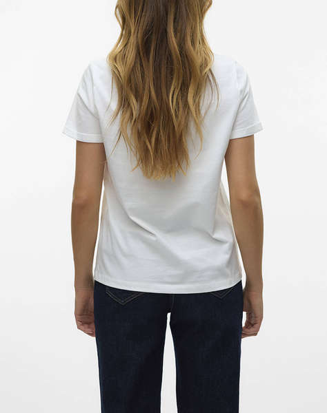 VERO MODA VMBITONA S/S V-NECK T-SHIRT JRS BTQ GA