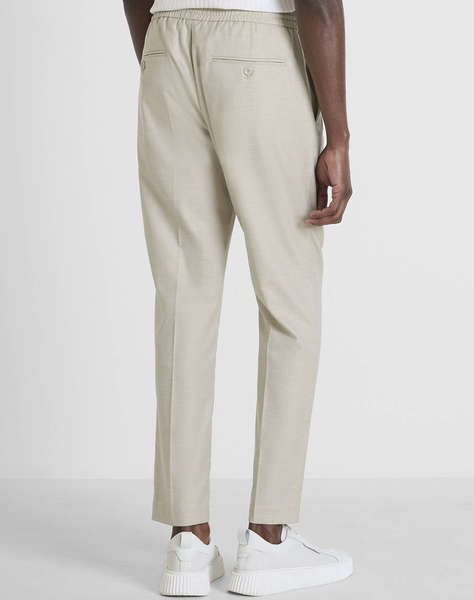 ANTONY MORATO MMTS00052FA650330 MIN OF 4 TROUSERS NEIL REGULAR FIT IN SLUB STRETCH VISCOSE BLEND FABRIC PANTALONI DE BARBATI