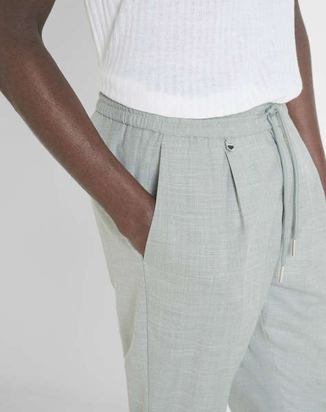 ANTONY MORATO MMTS00052FA650330 MIN OF 4 TROUSERS NEIL REGULAR FIT IN SLUB STRETCH VISCOSE BLEND FABRIC PANTALONI DE BARBATI