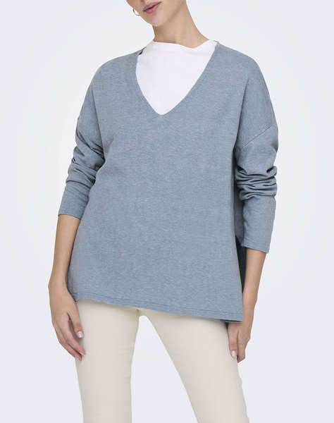 ONLY ONLAMALIO LIFE LS V-NECK KNT