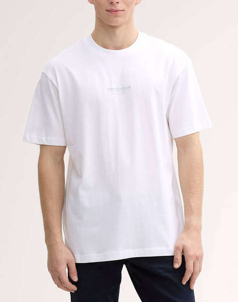TOM TAILOR RELAXED PRINTED T-SHIRT BLUZA DE BARBATI
