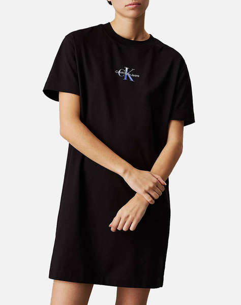 CALVIN KLEIN JEANS GRADIENT MONOLOGO TEE DRESS