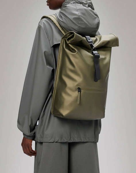 RAINS Rolltop Rucksack W3 (Dimensiuni: 48 x 32 x 11 cm.)
