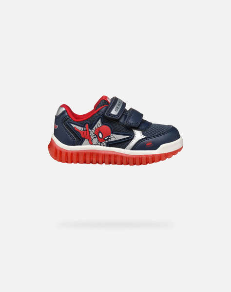 GEOX B LIGHTYLOO A - SYNT.LEA+MESH