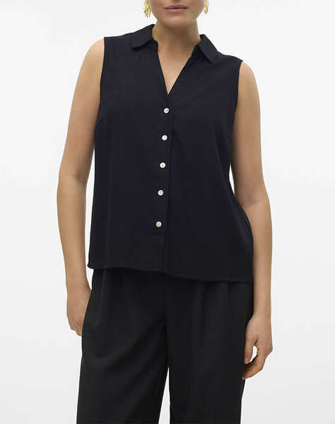 VERO MODA VMMYMILO SL V-NECK SHIRT WVN GA