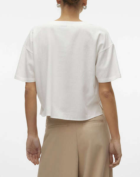 VERO MODA VMMYMILO 2/4 V-NECK SHIRT WVN GA