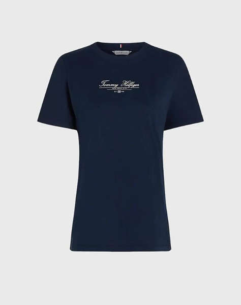 TOMMY HILFIGER REG SCRIPT C-NK TEE SS