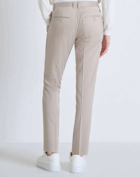 ANTONY MORATO MMTS00018FA650356 MIN OF 4 TROUSERS BONNIE SLIM FIT IN STRETCH VISCOSE BLEND FABRIC MICRO PATTERN PANTALONI DE BARBATI