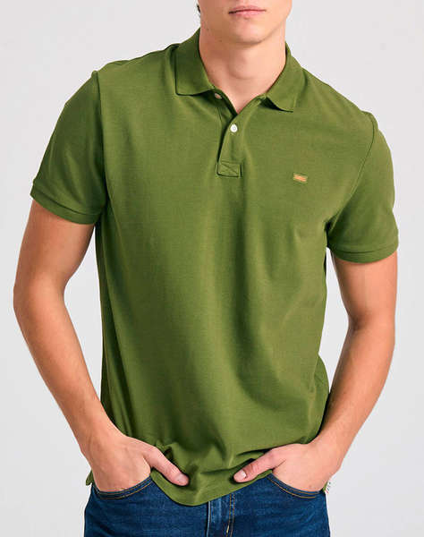 FUNKY BUDDHA Bluza Barbati Guler Polo