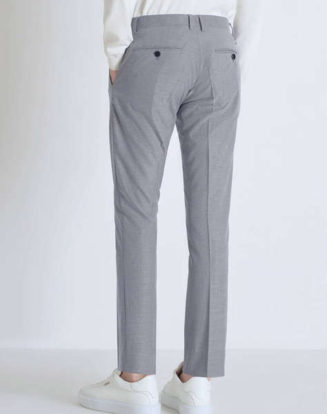 ANTONY MORATO MMTS00018FA650356 MIN OF 4 TROUSERS BONNIE SLIM FIT IN STRETCH VISCOSE BLEND FABRIC MICRO PATTERN PANTALONI DE BARBATI