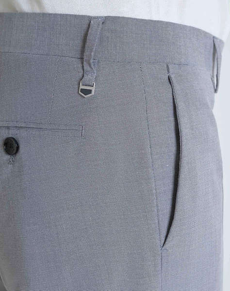 ANTONY MORATO MMTS00018FA650356 MIN OF 4 TROUSERS BONNIE SLIM FIT IN STRETCH VISCOSE BLEND FABRIC MICRO PATTERN PANTALONI DE BARBATI