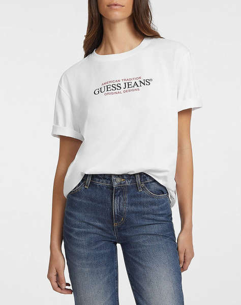 GUESS JEANS GJ SS CN OS AMERICAN TR TEE BLUZA DE DAMA