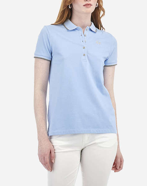 LA MARTINA BLUZA POLO KM WOMAN POLO S/S PIQUET STRETCH