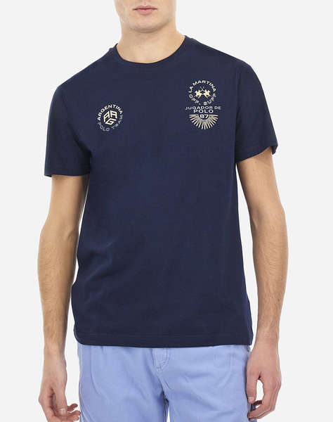 LA MARTINA BLUZA T-SHIRT KM MAN T-SHIRT JERSEY