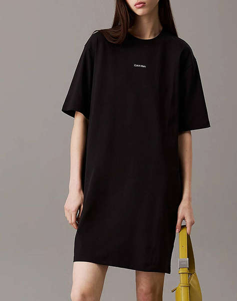 CALVIN KLEIN PLACED INST TEE DRESS