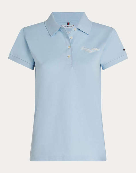 TOMMY HILFIGER SLIM SCRIPT POLO SS