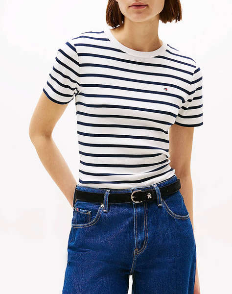 TOMMY HILFIGER NEW SLIM CODY C-NK SS