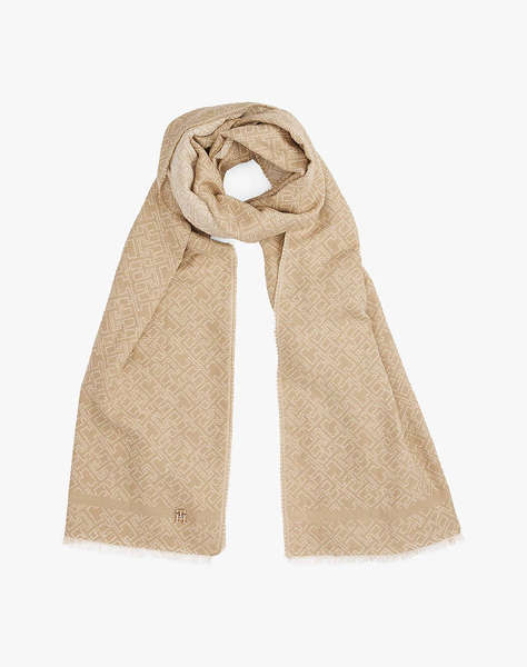 TOMMY HILFIGER TH MONOGRAM SCARF