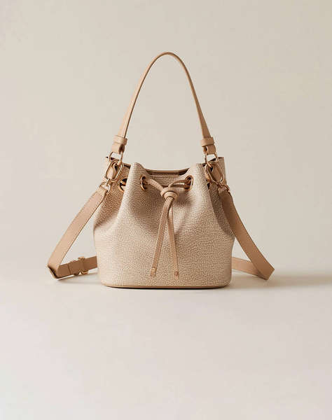 BORBONESE BUCKET BAG (Dimensiuni: 20 x 21 x 13 cm)