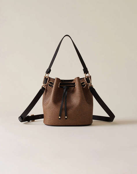 BORBONESE BUCKET BAG (Dimensiuni: 20 x 21 x 13 cm)