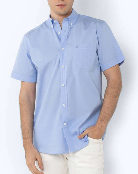 THE BOSTONIANS CAMASA CHESTER POPLIN REGULAR FIT MiniCheck POPLIN Button-down Regular Fit