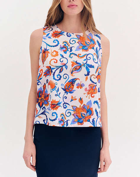 FOREL Bluza din bumbac cu imprimeu
