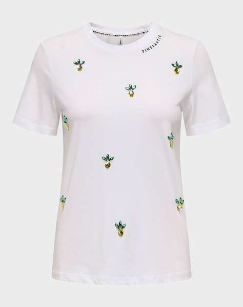ONLY ONLKITA LIFE REG S/S PINEAPPLE TOP JRS