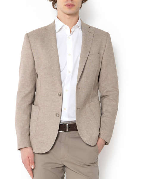 THE BOSTONIANS SACOU COTTON LINEN REGULAR FIT
