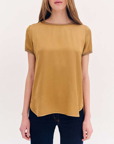 FOREL Bluza cu design rib