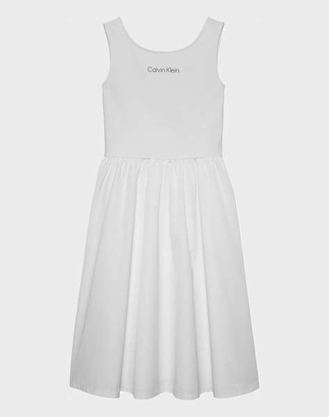 CALVIN KLEIN JEANS BACK DETAIL PUNTO DRESS