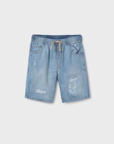 MAYORAL PANTALONI SCURTI JEAN RUPTURI