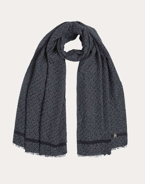 TOMMY HILFIGER TH MONOGRAM SCARF