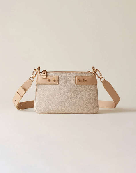 BORBONESE CROSS OVER BAG (Dimensiuni: 27 x 18 x 5 cm)