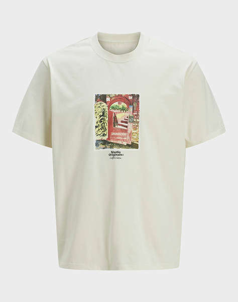 JACK&JONES JORPAROS GRAPHIC FRONT TEE SS CREW