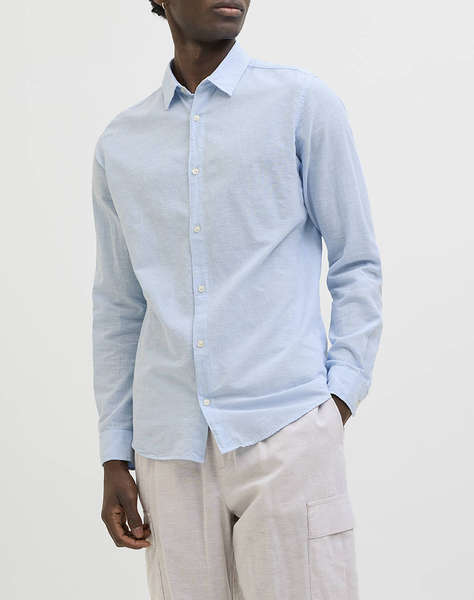 JACK&JONES JJEBREEZE LINEN BLEND SHIRT LS SN