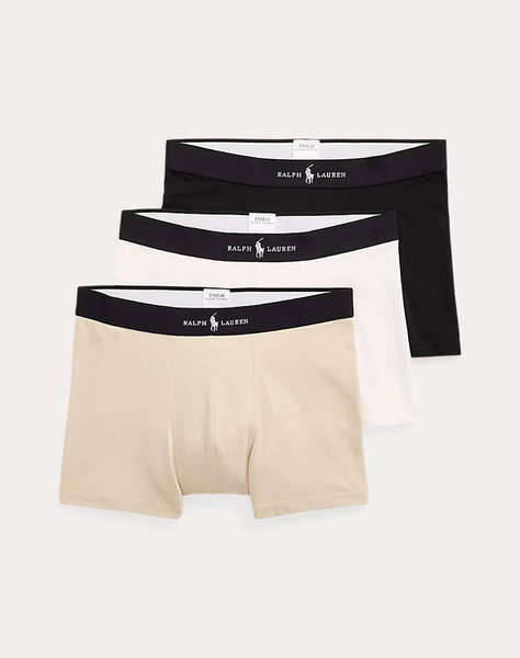 POLO RALPH LAUREN COTTON BLEND-3PK-TRN