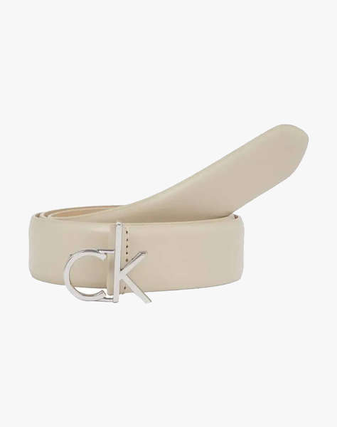CALVIN KLEIN JEANS CK BUCKLE BELT 3.0_SMOOTH