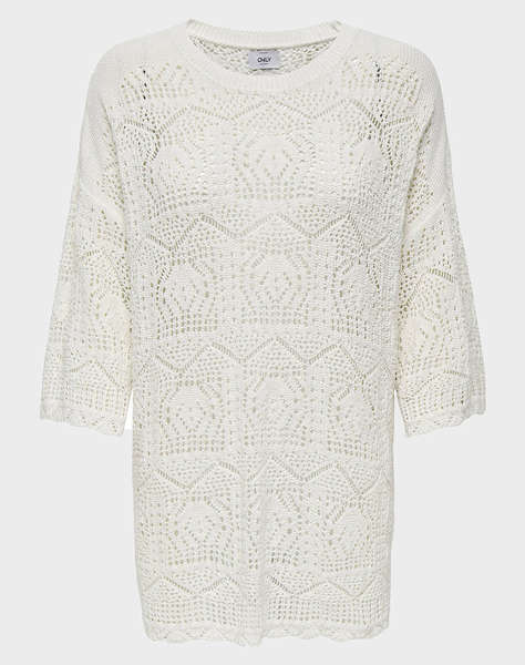 ONLY ONLBEA LIFE 3/4 LOOSE O-NECK KNT
